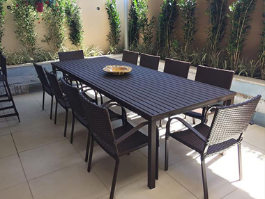 Mesa Retangular Com Cadeiras