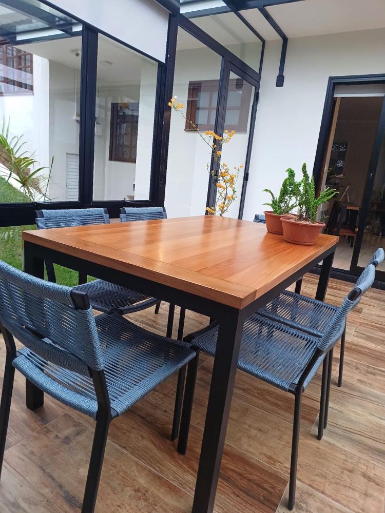 Jogo de Mesa com 8 Cadeira em Corda Náutica Ourinhos