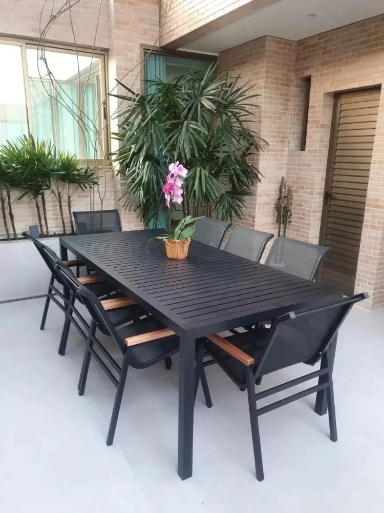Jogo Mesa com 6 Poltronas Sumaré